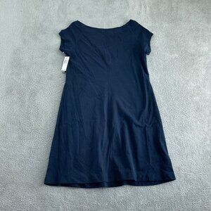 Chelsea & Theodore Womens Navy Cotton Dress XL NWT 5507